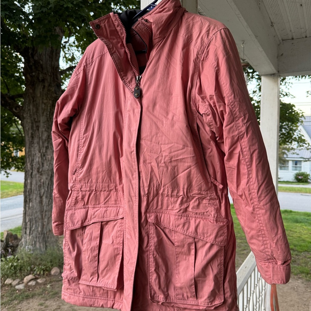 Vintage LL Bean Women’s Parka with removable fur lined hood S